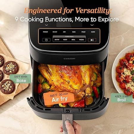 Upgrade to Turbo — Cosori 9-in-1 Air Fryer That Cooks Crispy, Juicy, Fast — image 3